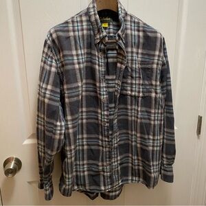 Cabela's Men's Soft Plaid Button Down Shirt Size XL Reg